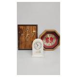 Wall Clocks (2), Tabletop Ceramic Clock