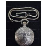 Churchill Antimagnetic Silver Tone Eagle Pocket