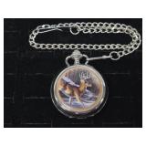 Westminster Whitetail Deer Pocket Watch