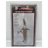 Winchester 3 Blade Wood Stockman