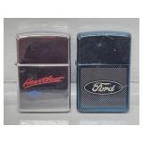 Chevy Zippo Lighter, Ford Zippo Lighter