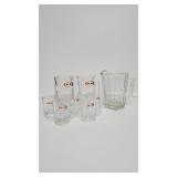 A&W Glass Mugs, Glass Pitcher