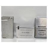 Bryant Company Zippo Lighter, Metal Lighters(2)