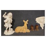 Garden Figurine, Deer Figurine, Sconce