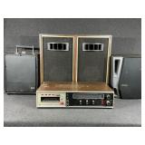 Morse 8-Track Stereo Recorder W/Speaker's
