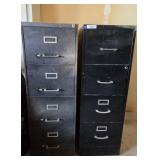 2 Metal Filing Cabinets
