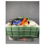 Tote Of Holiday Decorations