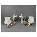 Glass Wall Sconces(2)