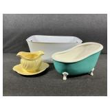 Decorative Mini Bathtub, Gravy Boat