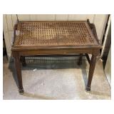 Caned Bench