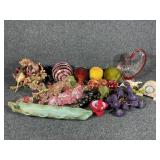 Various Ornaments (12) Murano Art Glass Dish