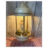 1970 Oil Rain Lamp Featuring A Greek Goddess