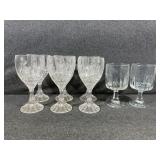 Mikasa Christmas Tree Wine Glasses (6)