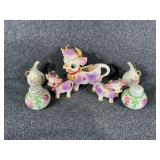 Ceramic Breakfast Set, Floral Salt & Pepper Shaker