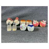 Hand Painted Salt and Pepper Shaker Set