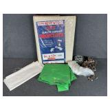 9x12 Heavy Weight Drop Cloth, Metal Chain W/Hook