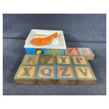 Fisher Price Record Player, Wooden Blocks