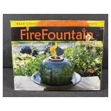 Hand Glazed Ceramic Fire Fountain