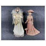 Ceramic Victorian Style Lady Figurine