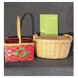 Decorative Woven Baskets (2), Salad Cookbook