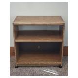 Wooden Cabinet on Wheels