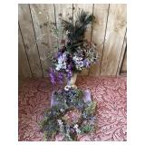 Decorative Floral Arrangement & Floral Wreath