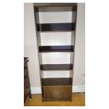 5-Shelf Bookshelf Walnut Finish