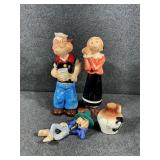 Popeye & Olive Oyl Salt and Pepper Set