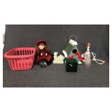 Paige Musical Porcelain Doll, Animated Birdhouse