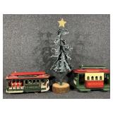 Wooden San Francisco Music Box Cable Car