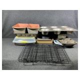 Baking Pans, Muffin Pans, Cooling Racks