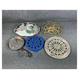 Trivets (4) Small Cast Iron Pan