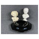 Napco Ceramic Sculpture, GGS Ceramic Girl with