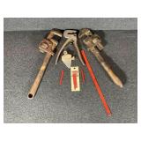 Pipe Wrenches, Saw Blades,Hole Punch Tool