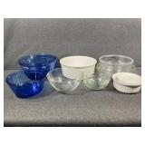 Anchor Hocking Mixing Bowls, Pyrex Pie Dish
