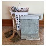 Laundry Hamper With Hangers, Hang Up Shoe