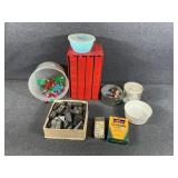 Marbles, Dice, Game Pieces