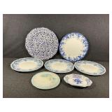 Blue Decorative Plates