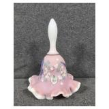 Fenton Pink Satin Burmese Handpainted and Signed