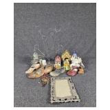 Shoe Figurines, Picture Frame, Paper Holders