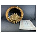 Circular Wall Mirror, Wall Art, Sun Shine Wall Art