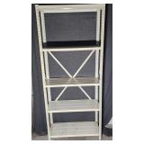 White Metal Shelving Unit (5) Shelves