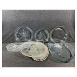 Fire-King and Pyrex Glass Pie Dishes