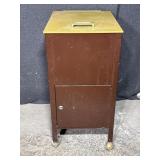 Metal Safe On Wheels