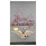 Metal Eagle Wall Art, Metal Yard Art