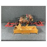 Clydesdales Pulling A Wagon