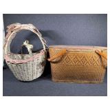 Picnic Basket, Floral Basket