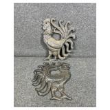 Cast Iron Chicken Wall Art(2)