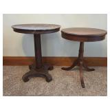 Drum Style End Tables(2)