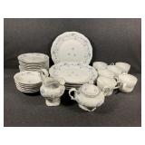 Johann Haviland China Set, Plates, Tea Cups